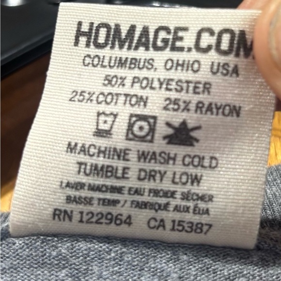 HOMAGE Chris Sabo Cincinnati Reds Single Stitch Gray Retro Vintage T-Shirt XL - Picture 3 of 7